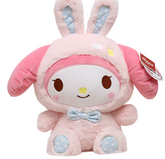 My Melody Polka Dot Pink Bunny Plushie